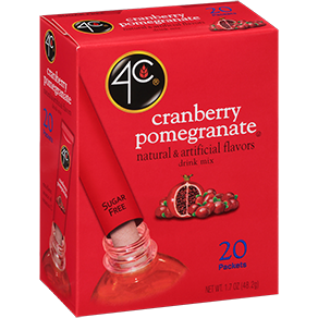 4C Totally Light Drink Mix - Cranberry Pomegranate - 20 Packets