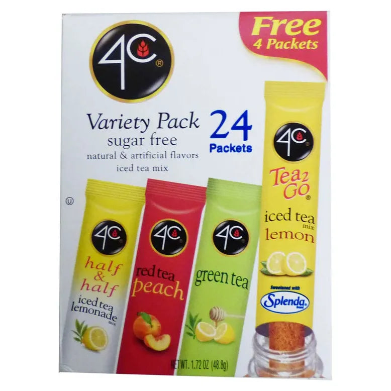4C Ice Tea Mix - Variety Pack - 24 Packets