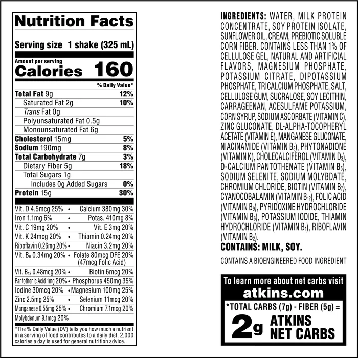 Atkins Shakes - Creamy Cinnamon Swirl - 4 Pk