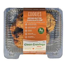 Clean Cravings by Ketolibriyum - Cookie - Brown Butter Chocolate Chip - 240g