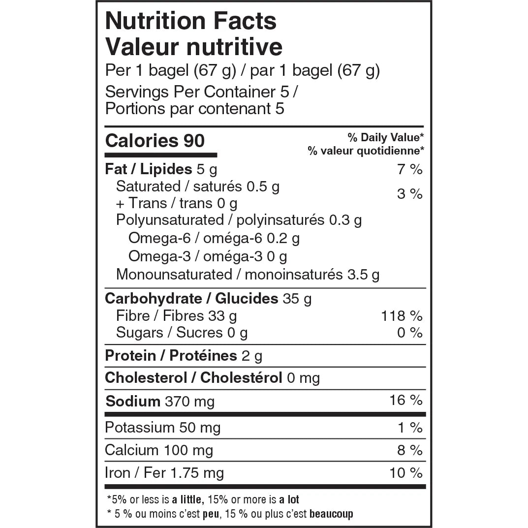 Carbonaut - Bagels sans gluten - Nature - 335g