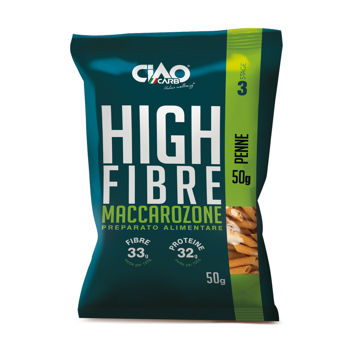 Ciao Carb - Nutriwell MaccaroZone Pasta - Penne - 50g