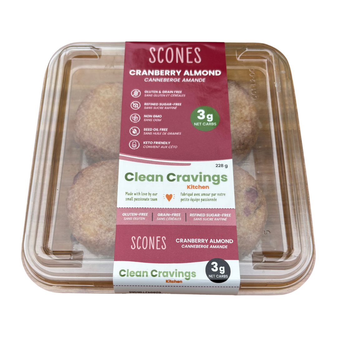 Ketolibriyum - Scone - Canneberge Amande 4 Pack
