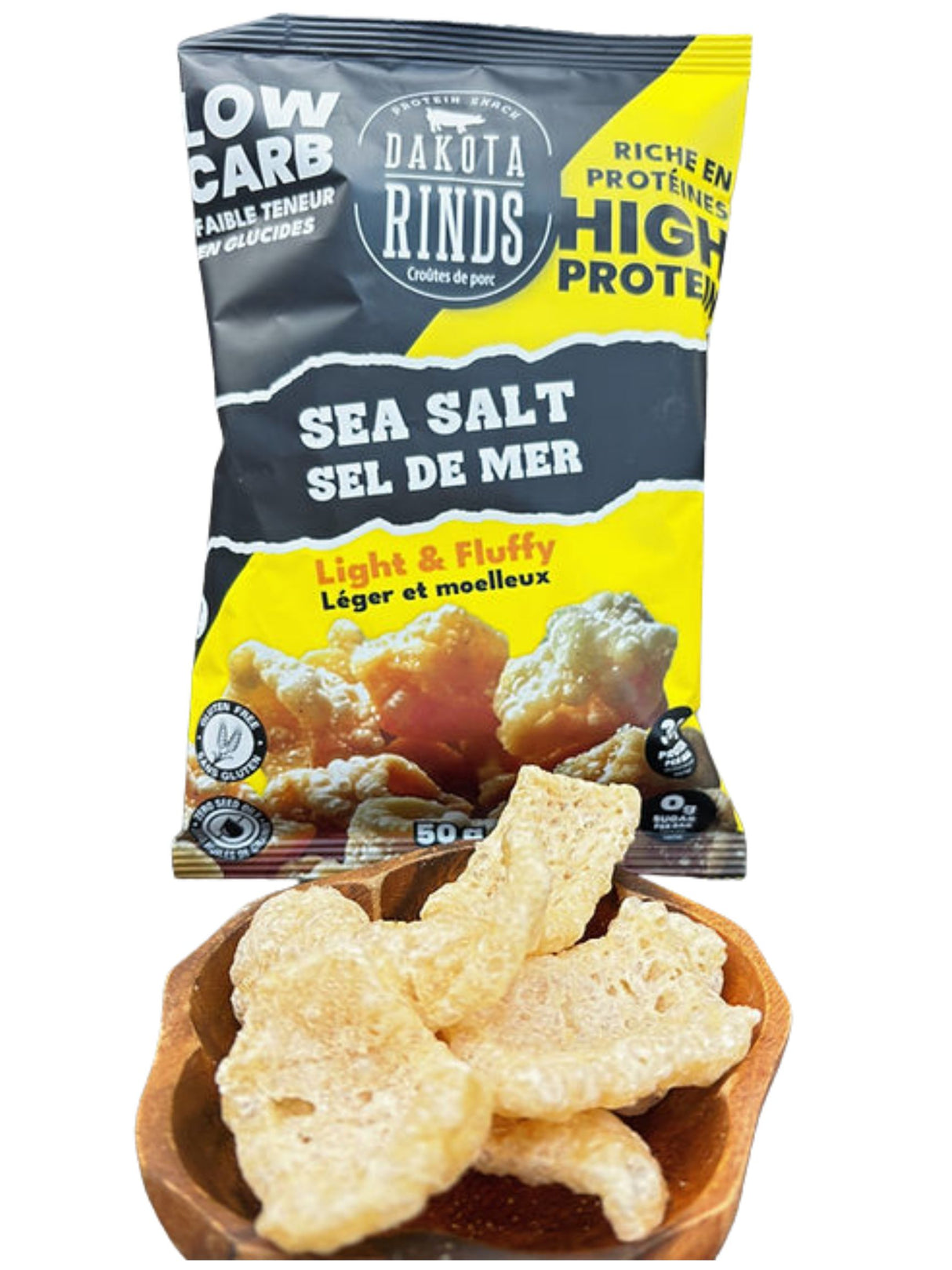 Dakota - Low Carb Pork Rinds - Sea Salt - 50g