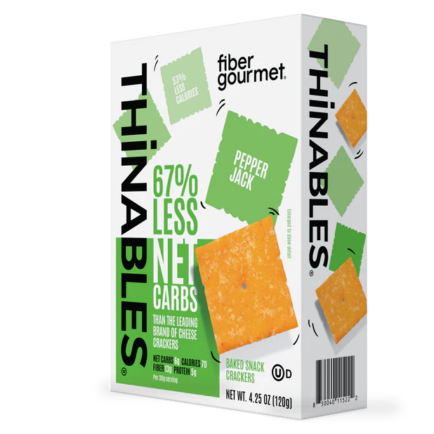 Fiber Gourmet - Thinables - Pepper Jack - 120g