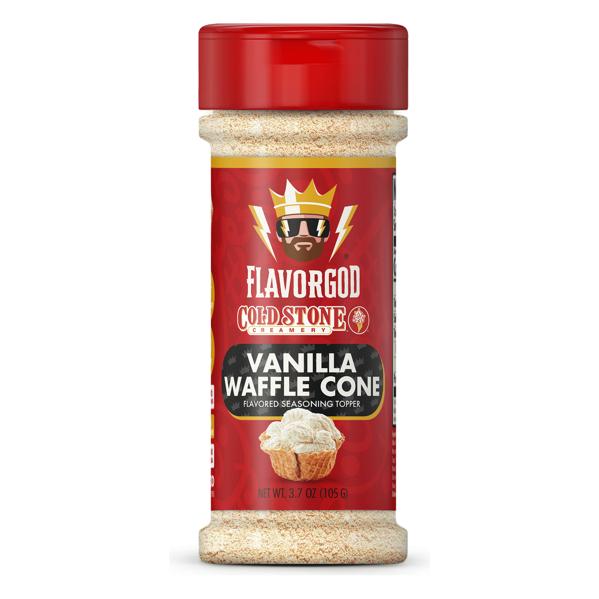 Flavorgod - Zero Calories Topper - Cold Stone Vanilla Waffle Cone