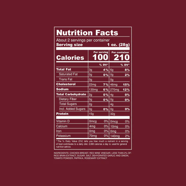 Flock - Chicken Breast Sticks - Terry Black's Barbecue - 60g