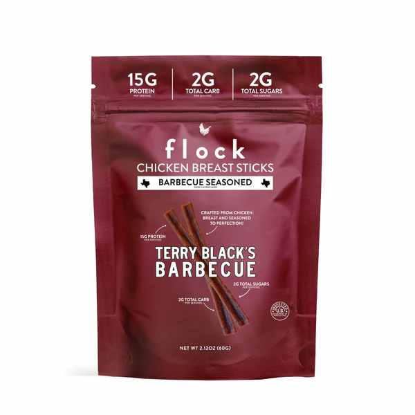 Flock - Chicken Breast Sticks - Terry Black's Barbecue - 60g