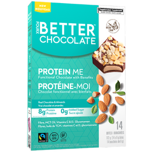 FourX - Better Chocolate Keto Functional Chocolate - Protein Me Real Chocolate & Almond - 112g