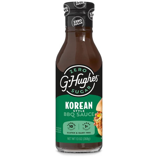 G Hughes Smokehouse - Zero Sugar BBQ Sauce - Korean - 368g