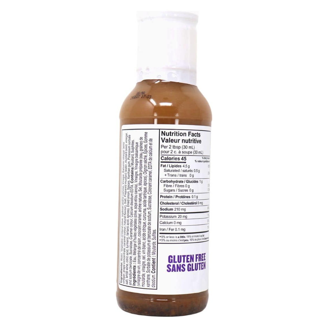 G Hughes Salad Dressing - Sugar Free Balsamic Vinaigrette - 12 oz