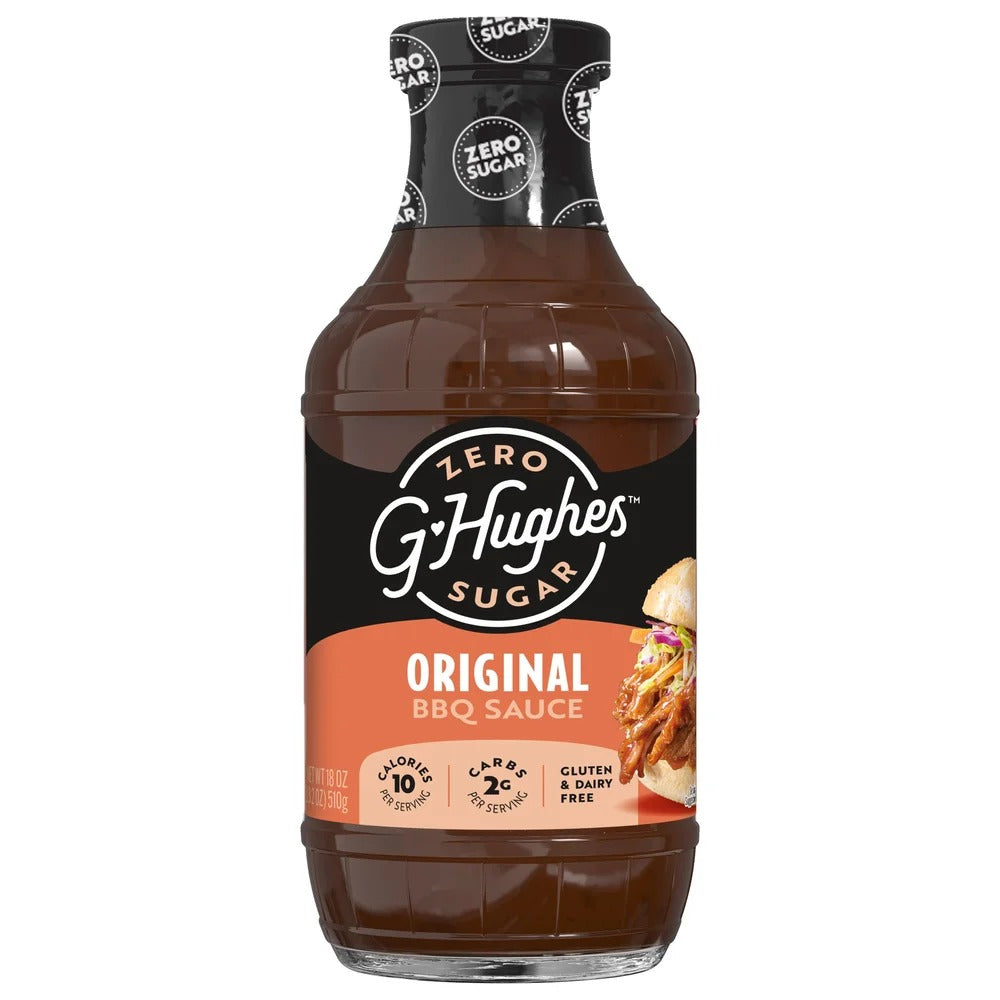 G Hughes Smokehouse - Sugar Free BBQ Sauce - Original - 18 oz.