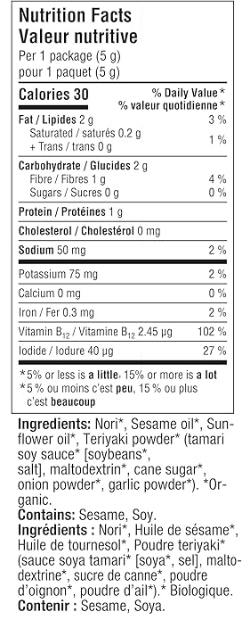 Gimme - Seaweed Snack - Teriyaki - 5g