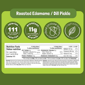 Go Nutrition - GoBeanz Crunchy Roasted Edamame - Dill Pickle - 26g