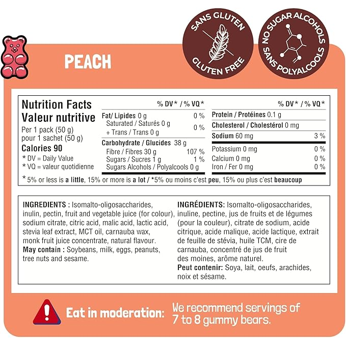 Go Nutrition - Go Gummy - Peach - 50g