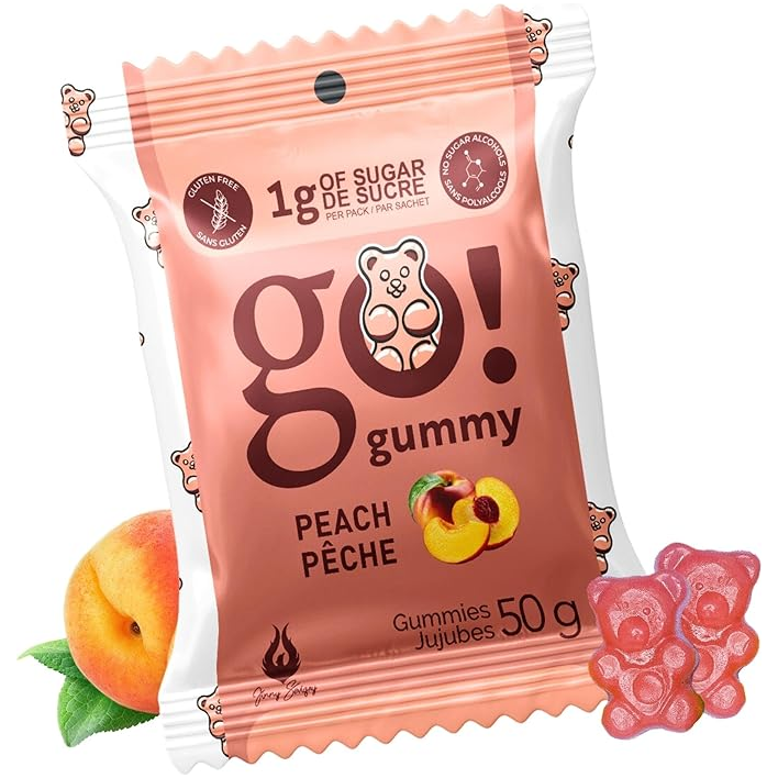 Go Nutrition - Go Gummy - Peach - 50g