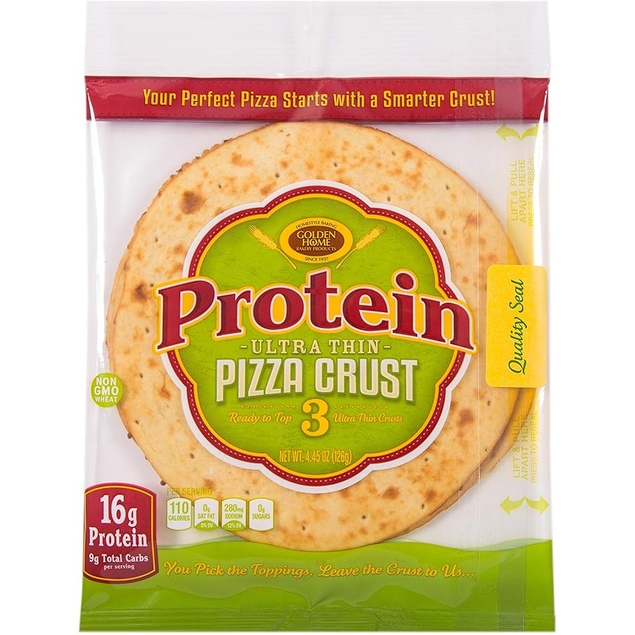 Golden Home Bakery - Ultra Thin 7" Pizza Crust - 3 Pack