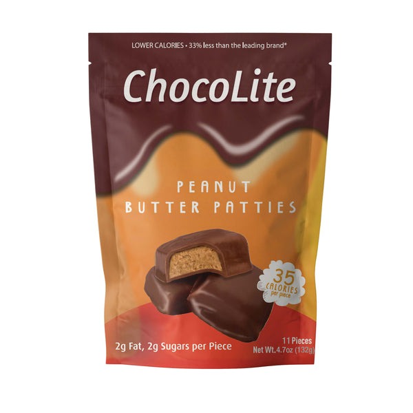 HealthSmart - ChocoLite - Peanut butter Patties (11 Pieces Pouch) - 132g
