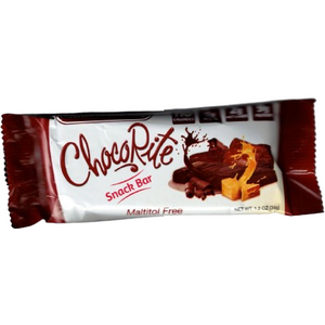 Healthsmart - ChocoRite Coated Snack Bar - Chocolate Carmel Fudge - 34g ** 16 Bars **