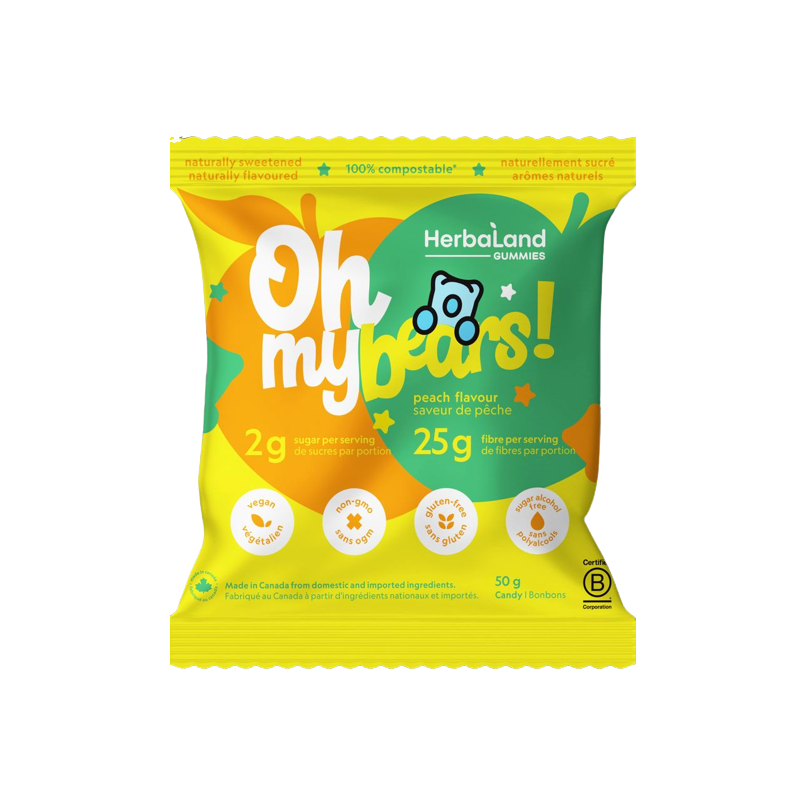 Herbaland - Oh My Bears! - Peach Gummies - 50g