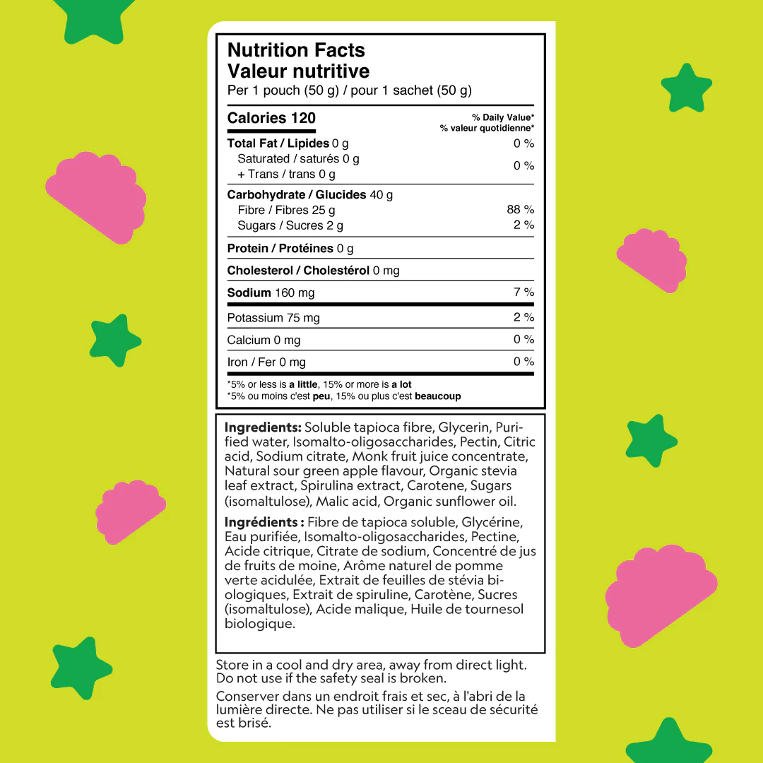 Herbaland - Oh My! Berries - Sour Green Apple Gummies - 50g