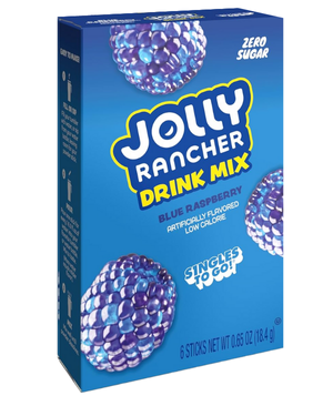 Jolly Rancher Zero Sugar Singles-to-Go - Blue Raspberry - 6 sticks