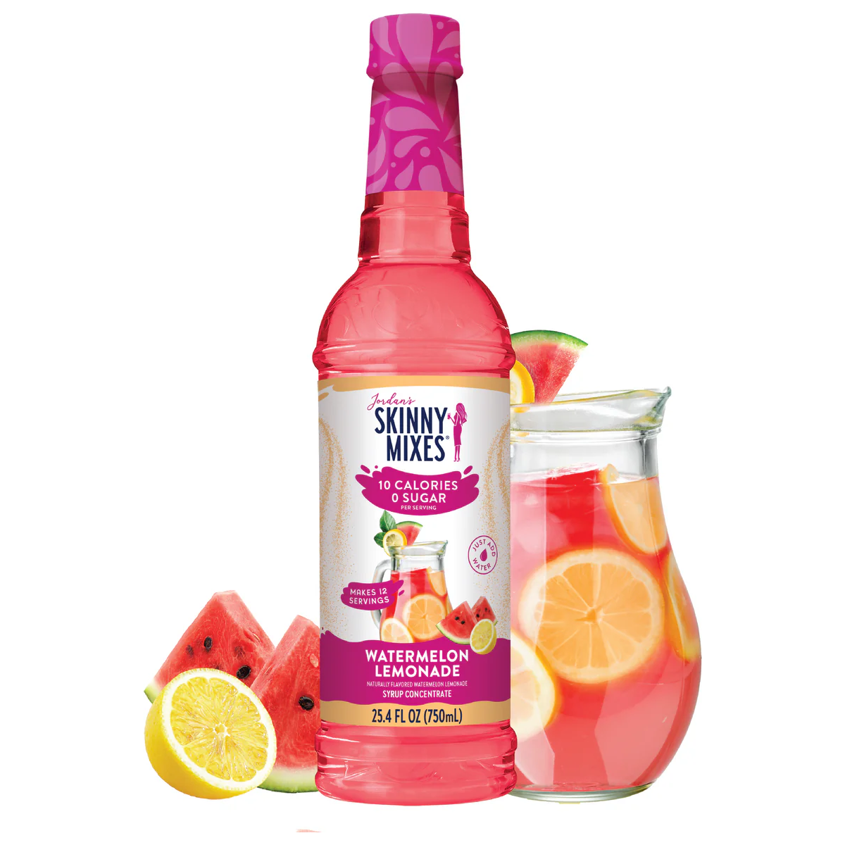 Skinny Mixes - Sugar Free Watermelon Lemonade Syrup Concentrate - 750ml