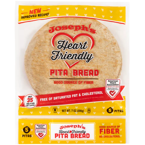 Joseph's Bakery - Heart Friendly Pita Bread - 5 per bag