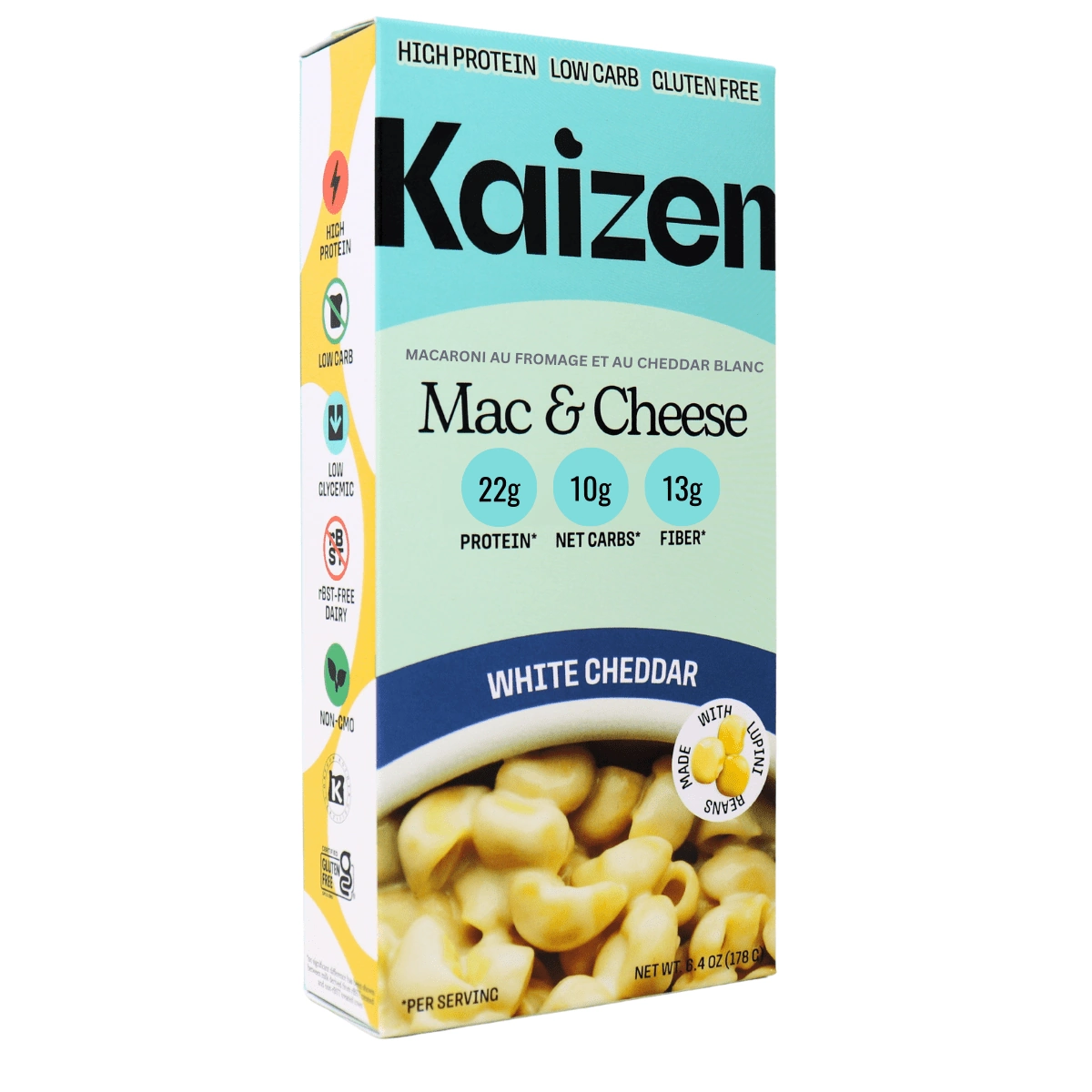 Kaizen Food Company - Low Carb Mac & Cheese - White Cheddar - 6.4oz