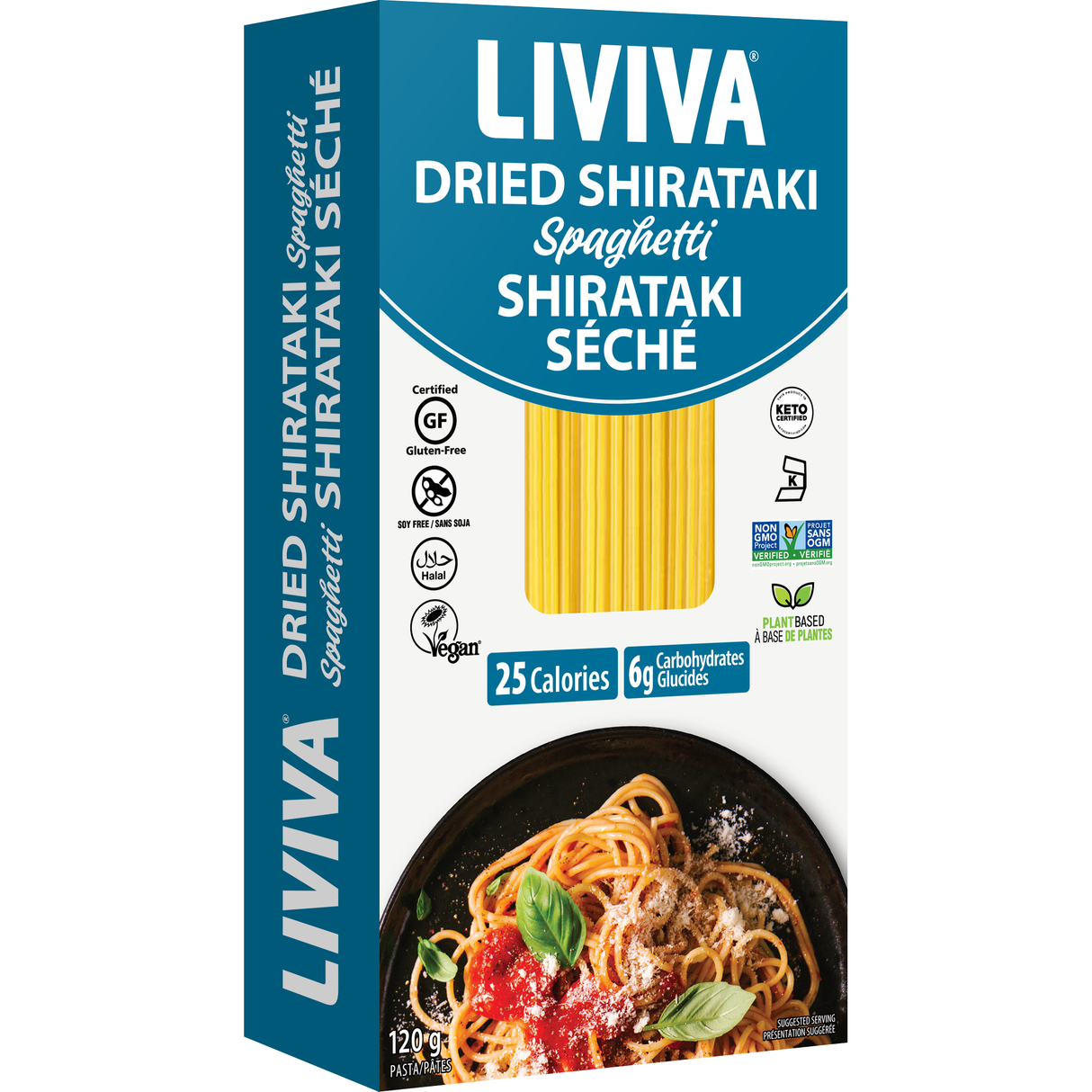 Liviva - Low Carb Dried Shirataki - Spaghetti - 120g