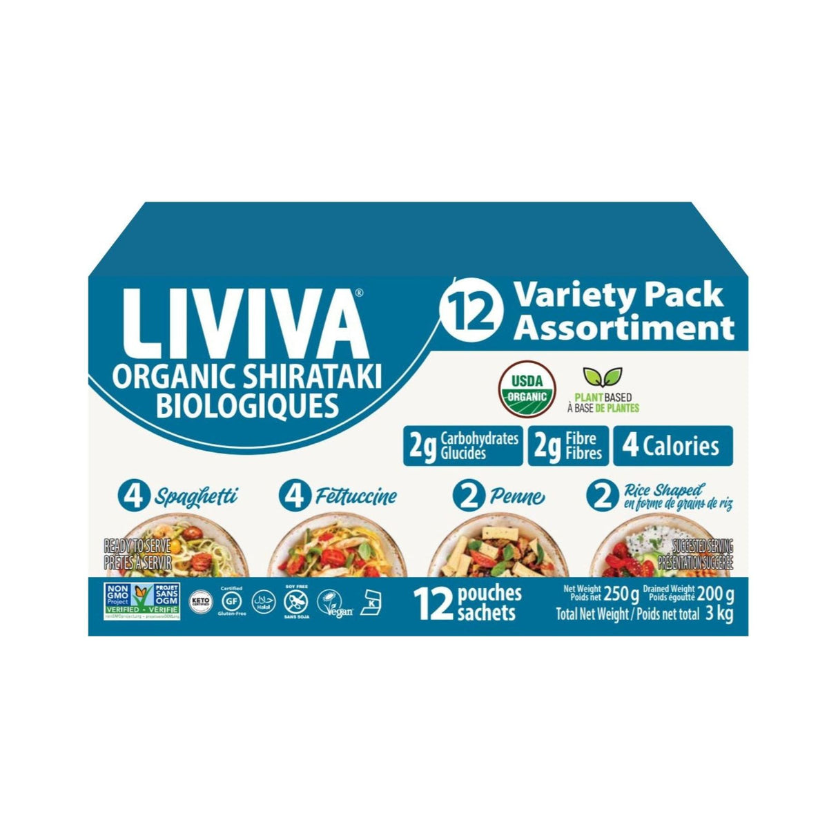 Liviva Organic Shirataki Variety Pack