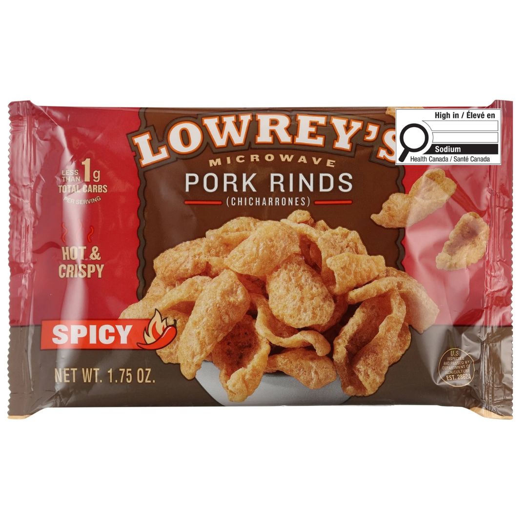 Lowrey's - Bacon Curls Microwave Pork Rinds - Spicy
