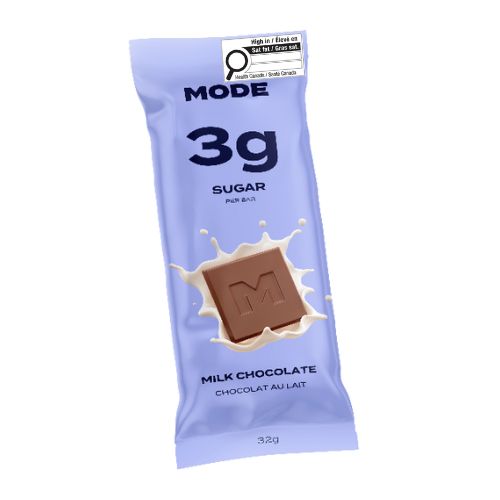 Mode - Low Sugar Milk Chocolate Bar - 32g