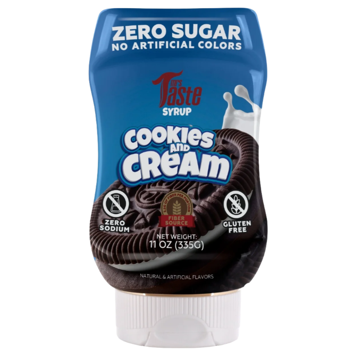 Mrs Taste - Zero Calories Syrup - Cookies N' Cream - 11oz