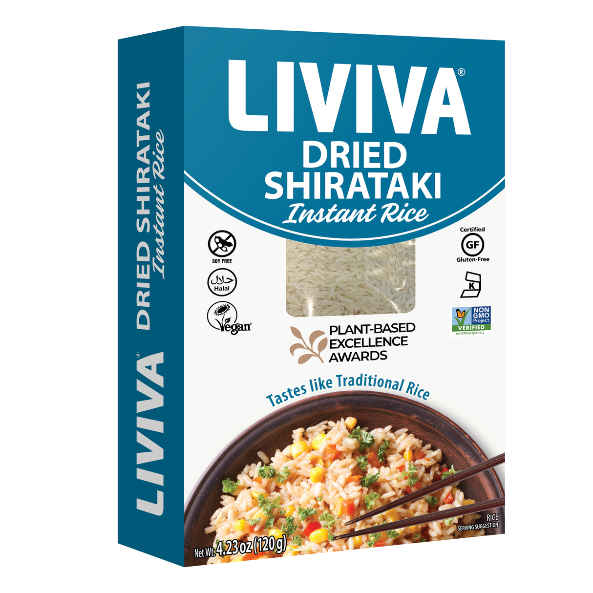 Liviva - Low Carb Dried Shirataki - Instant Rice (NEW) - 120g