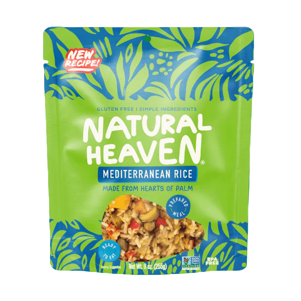 Natural Heaven - Hearts of Palm - Keto Bowl Ready Meal - Mediterranean - 1 Pack