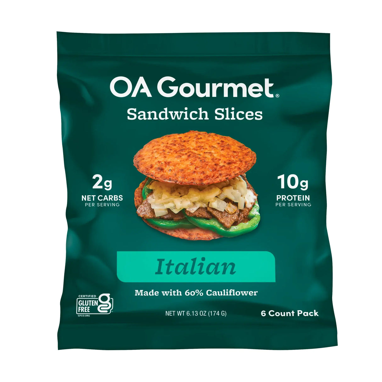 Outer Aisle - Plantpower Sandwich Thins - Italian - 6 per pack