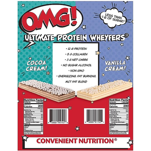 Convenient Nutrition (OMG) - Keto Wheyfer Bar - Vanilla Cream