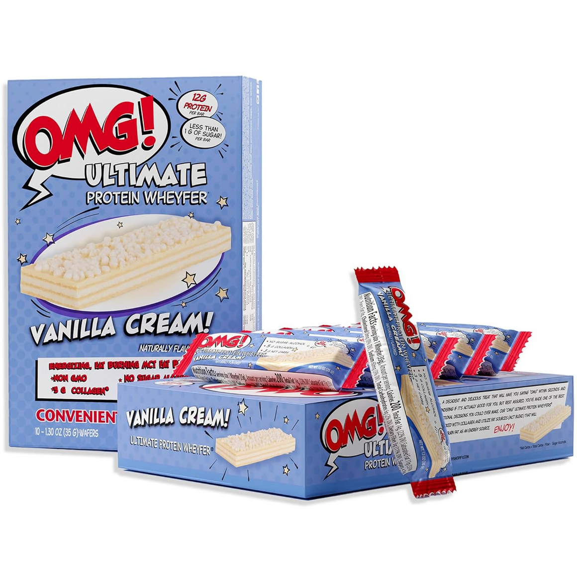 Convenient Nutrition (OMG) - Keto Wheyfer Bar - Vanilla Cream