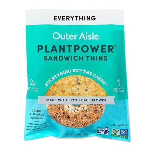 Allée extérieure - Plantpower Sandwich Thins - Tout - 6 par paquet