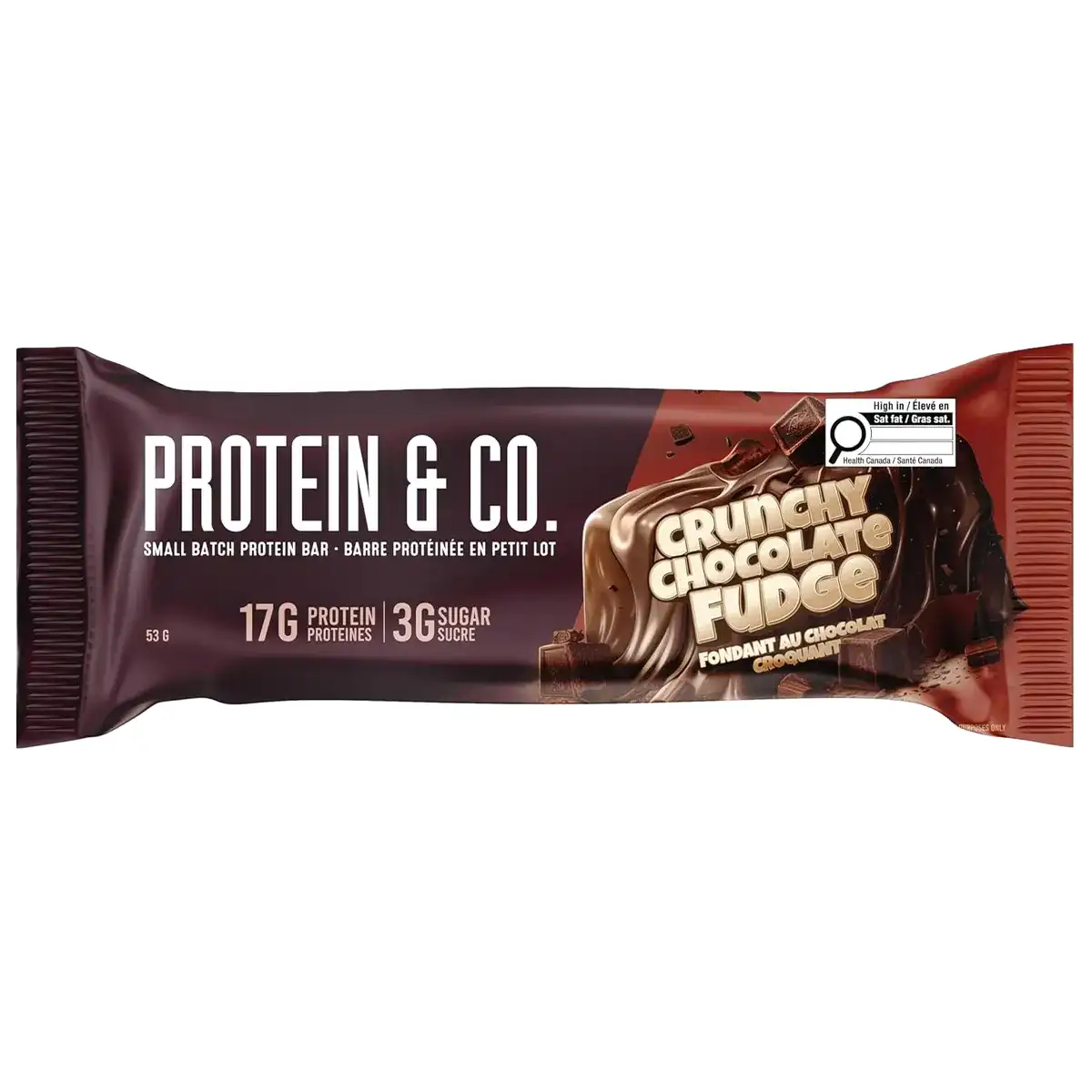 Protein And Co Protein Bar - Crunchy Chocolate Fudge - 53g