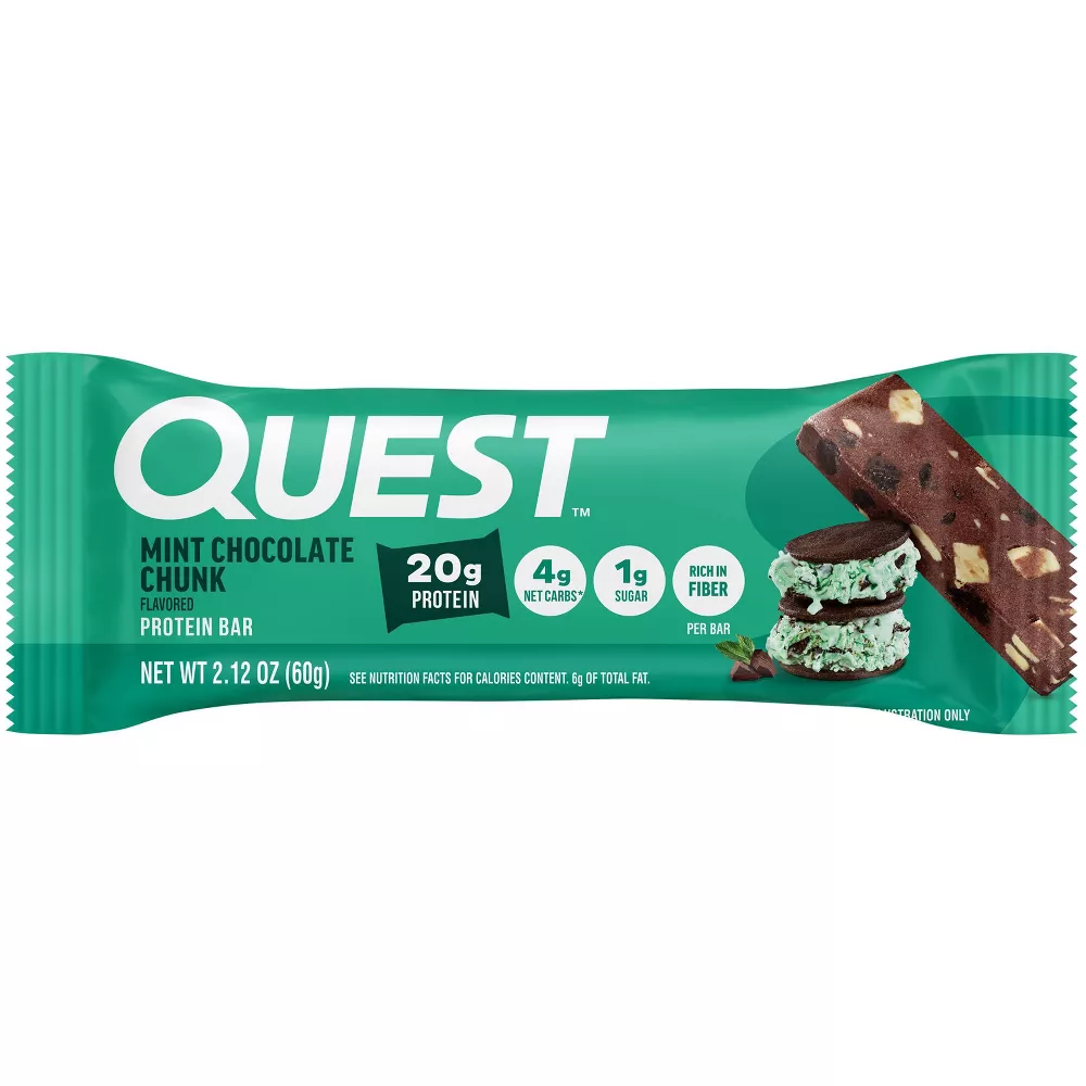 Quest Bar - Morceau de chocolat à la menthe