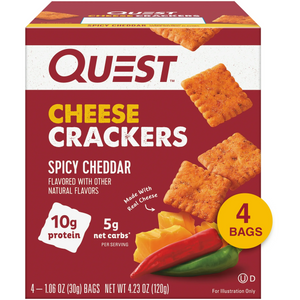 Quest Cheese Crackers - Spicy Cheddar **Box of 4**