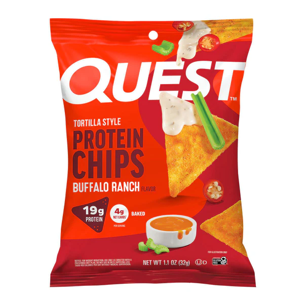 Quest Tortilla Style Protein Chips - Buffalo Ranch - 32g