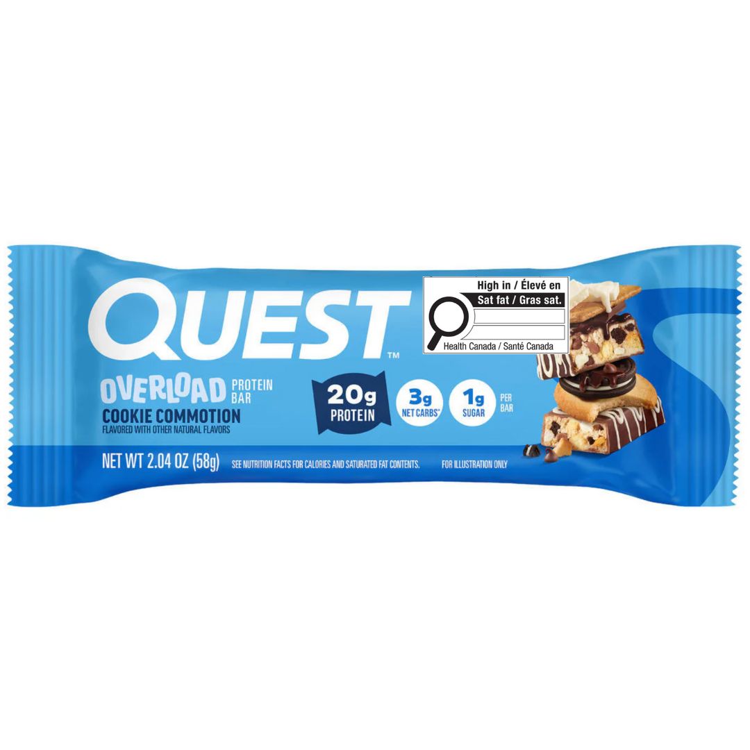 Quest Overload Bar - Cookie Commotion - 58g