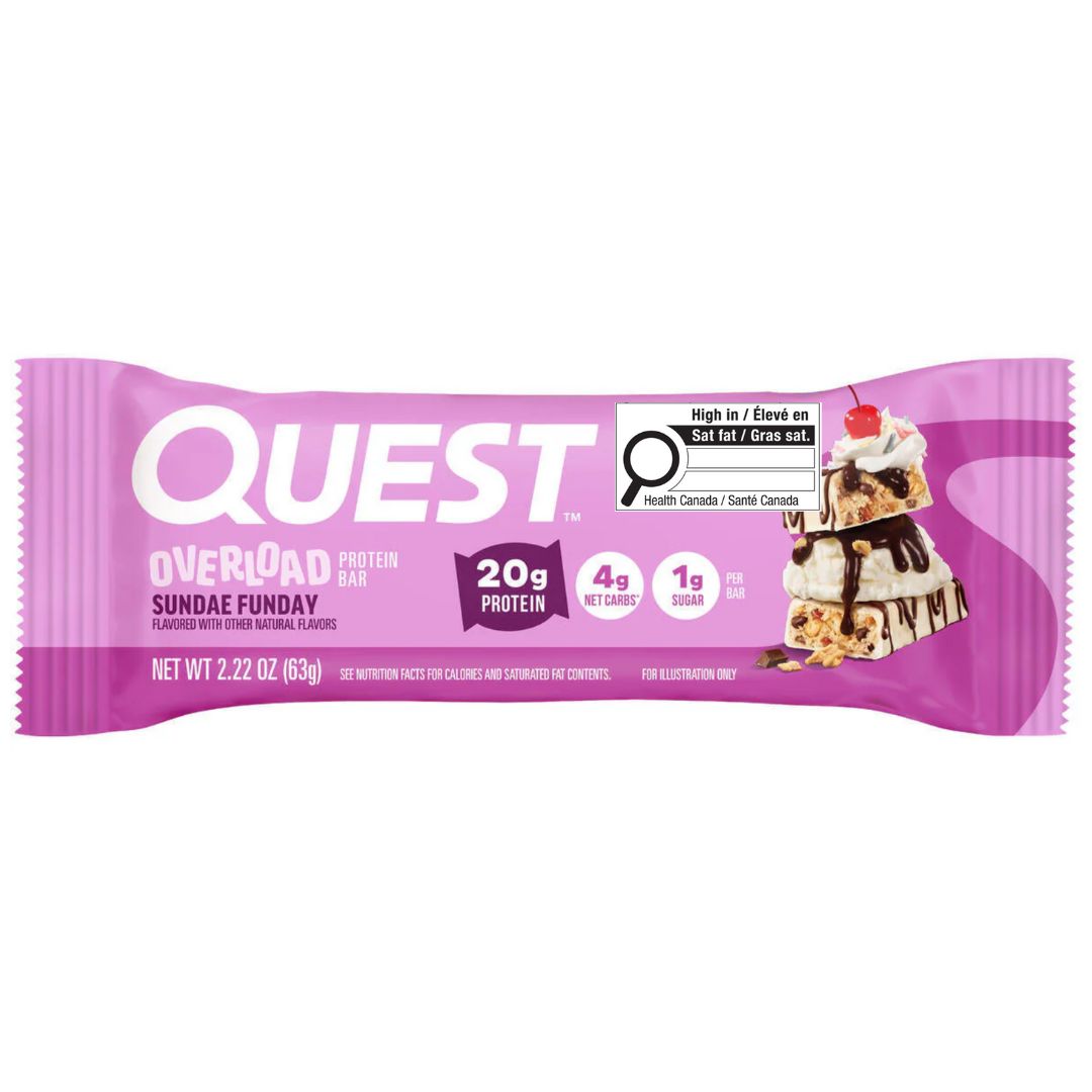 Quest Overload Bar - Sundae Funday - 58g