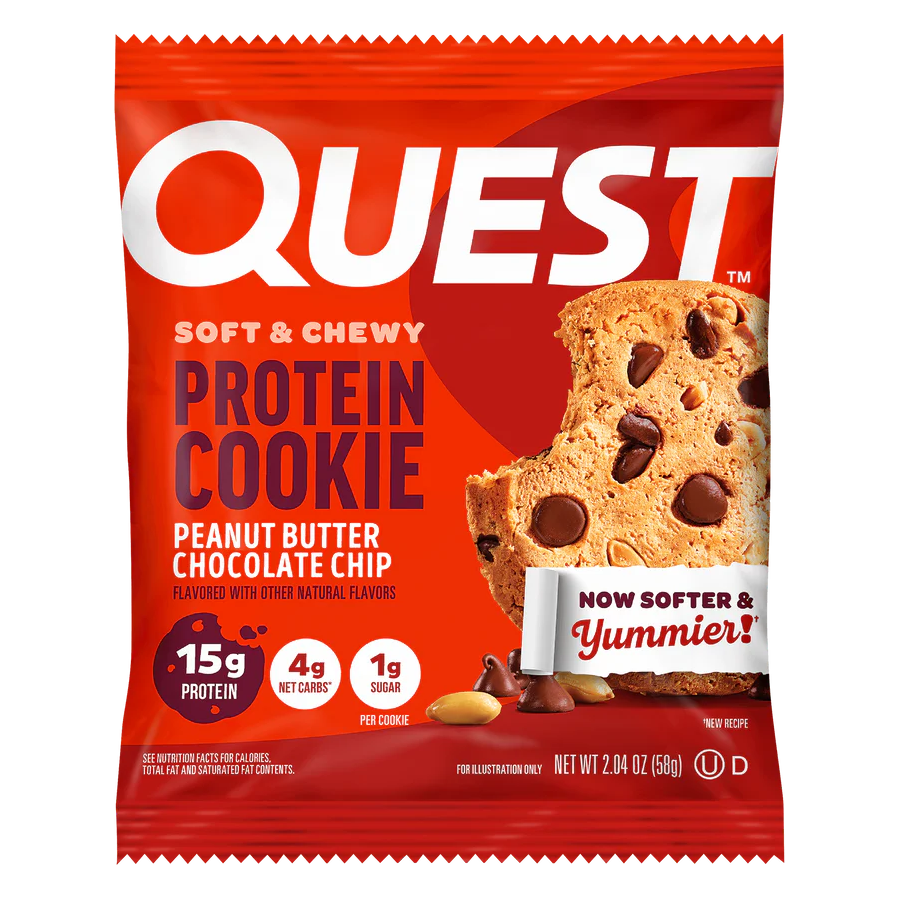 Quest Protein Cookie - Pépites de chocolat au beurre de cacahuète - 1 Cookie