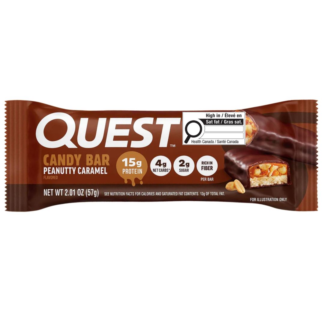 Quest Candy Bar - Peanutty Caramel - 57g
