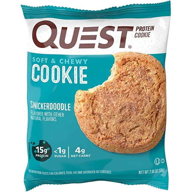 Quest - Soft & Chewy Protein Cookie - Snickerdoodle - 1 Cookie