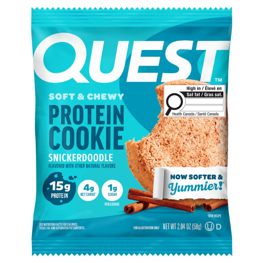 Quest - Soft & Chewy Protein Cookie - Snickerdoodle - 1 Cookie